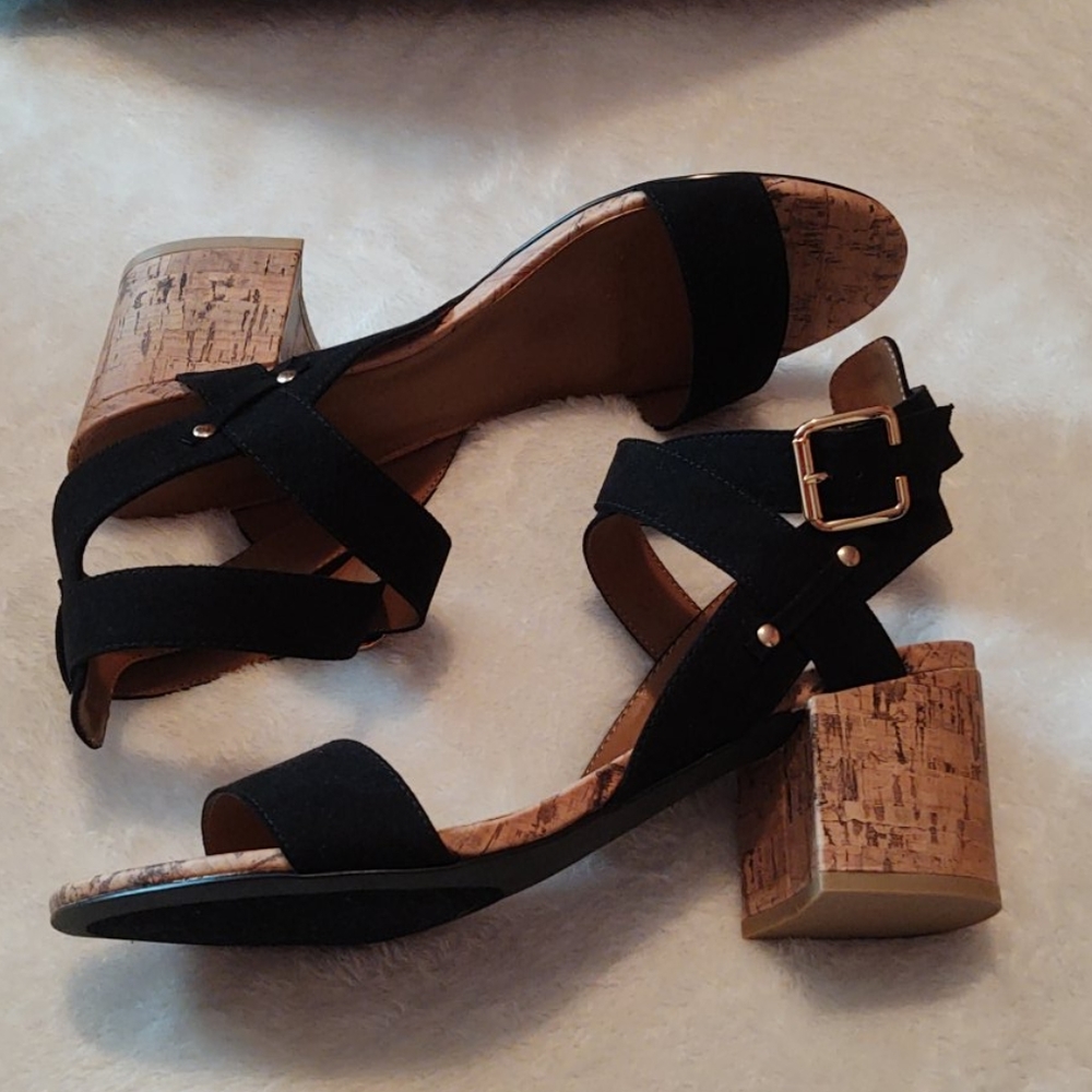 Strappy Black Sandals